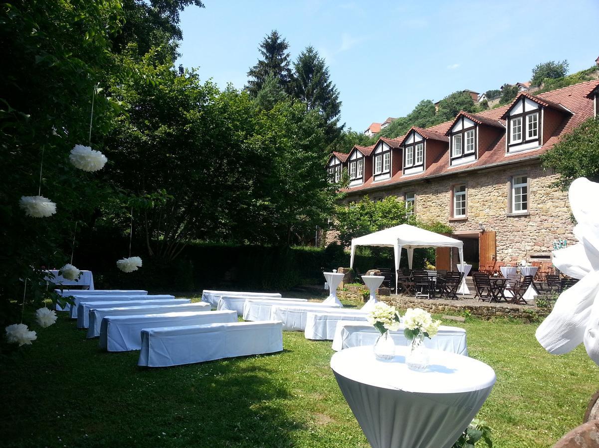 Gastehaus Felsenmuhle Im Tal Hotell Neuleiningen Exteriör bild