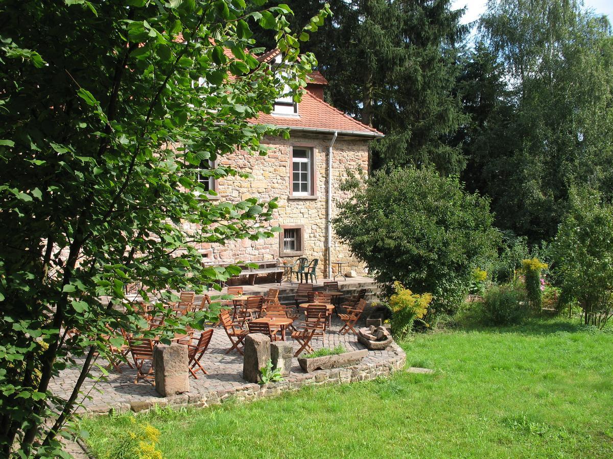 Gastehaus Felsenmuhle Im Tal Hotell Neuleiningen Exteriör bild